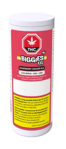 Raspberry Ginger Ale Live Resin THC:CBG:CBD Chews | 6-Pack