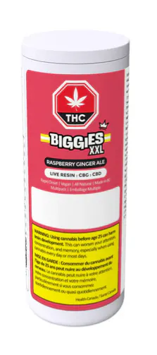 Raspberry Ginger Ale Live Resin THC:CBG:CBD Chews | 6-Pack