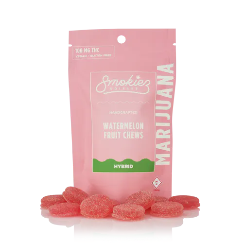 Smokiez | Sweet Watermelon Hybrid Fruit Chews | 100mg (10pk)-1