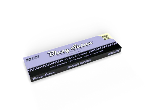 Blazy Susan | Purple Cones | King Size | 20 Cones per pack-1