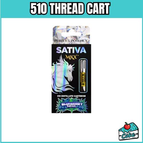MKX 1 Gram 510 Thread Carts - Blueberry Diesel (Sativa)