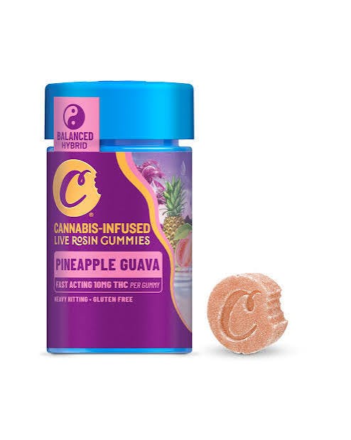 Product Cookies Pineapple Guave Live Rosin Gummies