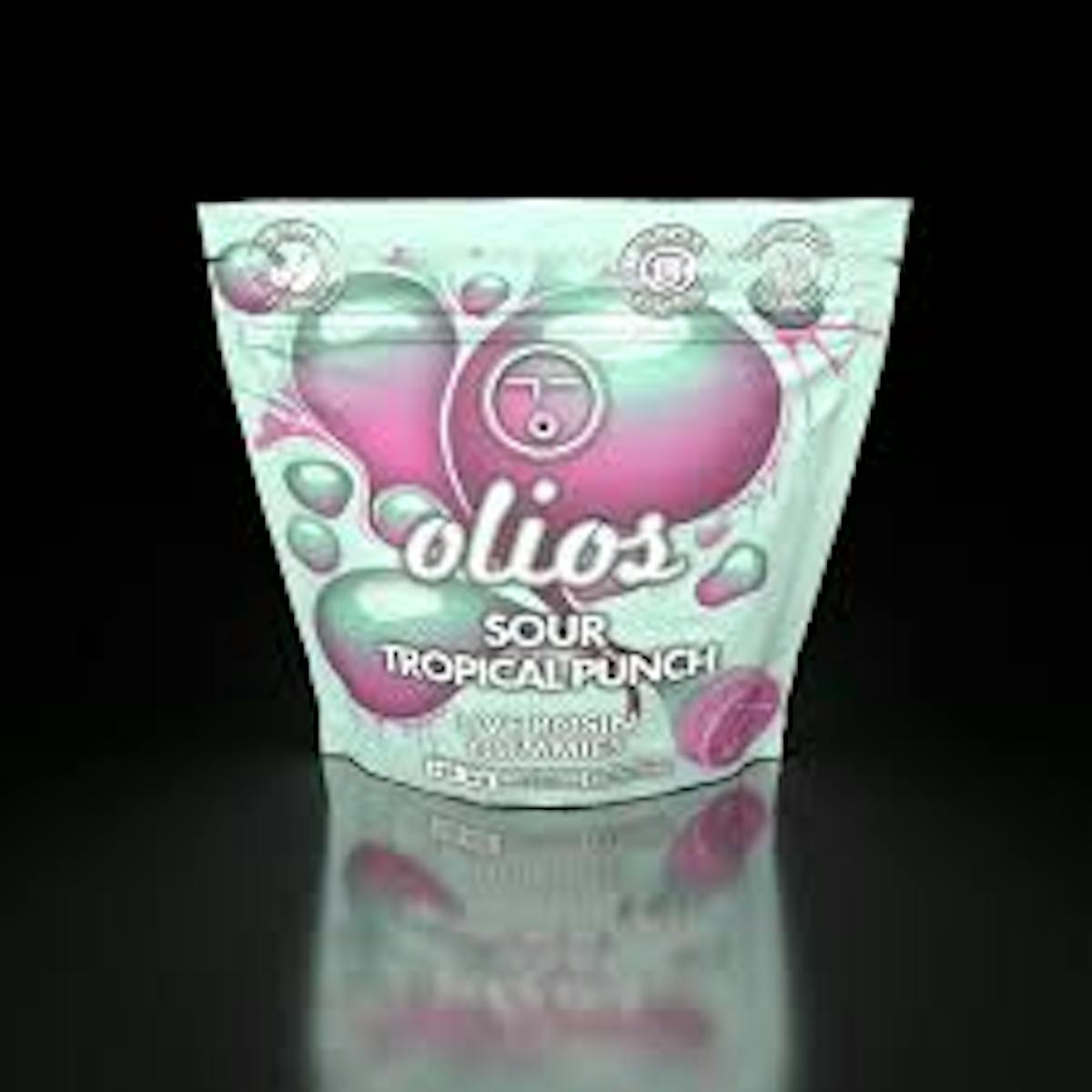 Image of Sour Tropical Fruit | 100mg 10pk Live Rosin Gummies