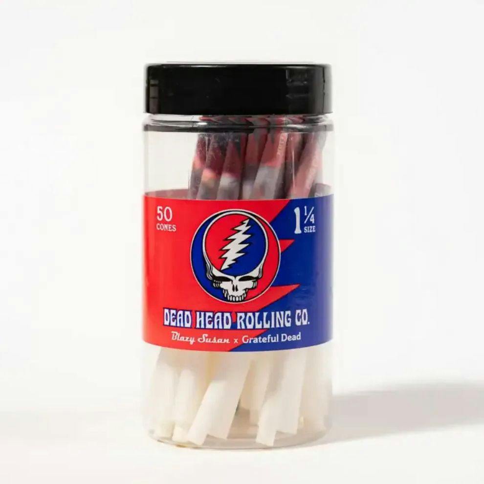 Blazy Susan - Dead Head Rolling Co - 1 1/4 Pre Rolled Cones, 50 ct