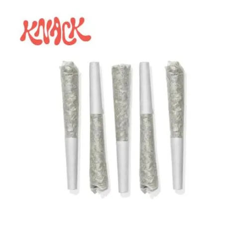 Knack (LIT)les | Purple Starfruit (H) |  0.35g x 5pk Pre-Roll Pack-active