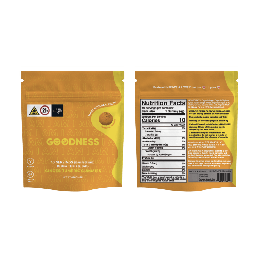 Photo of I AM GOODNESS Ginger Gummies 100 mg
