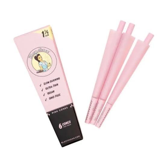 Blazy Susan - Pink Pre Rolled Cones 1-1/4 6pk