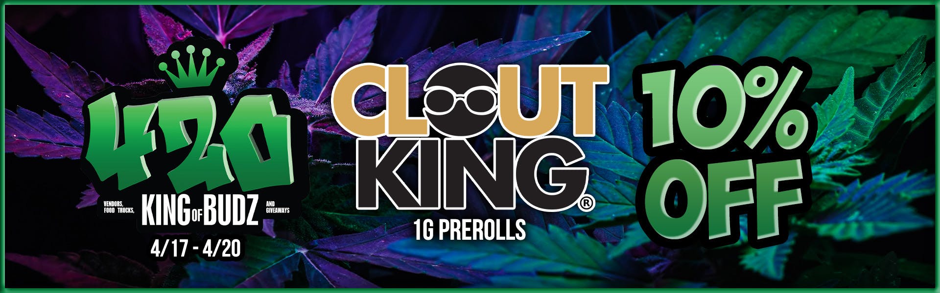 Clout King  1g Preroll - 10 Percent OFF