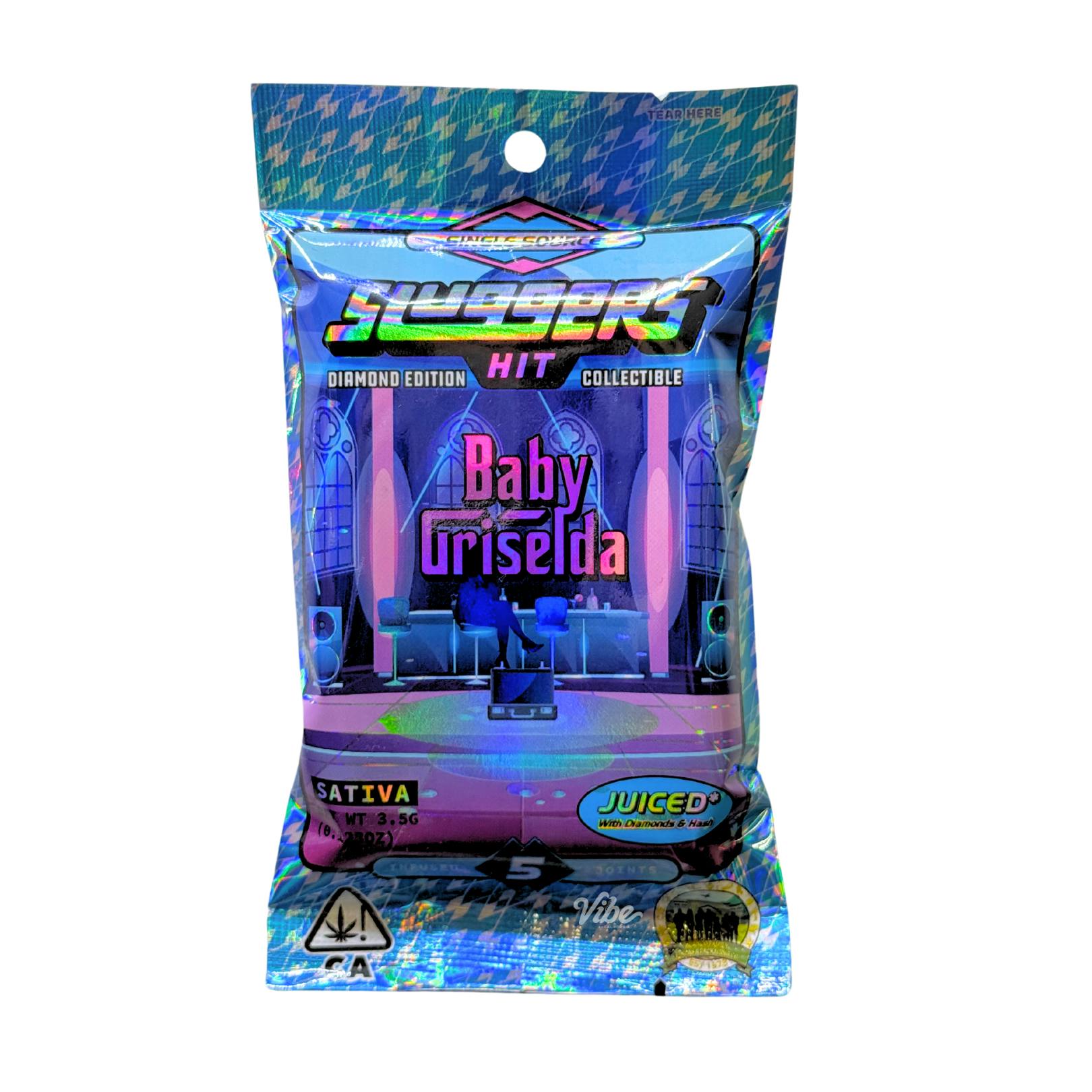 BABY GRISELDA DIAMOND & HASH INFUSED 5PK PREROLLS