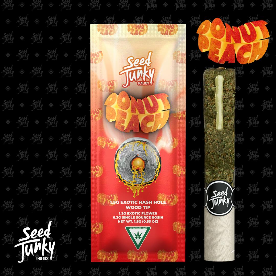 Seed Junky - 1.5g Hash Hole - Donut Peach
