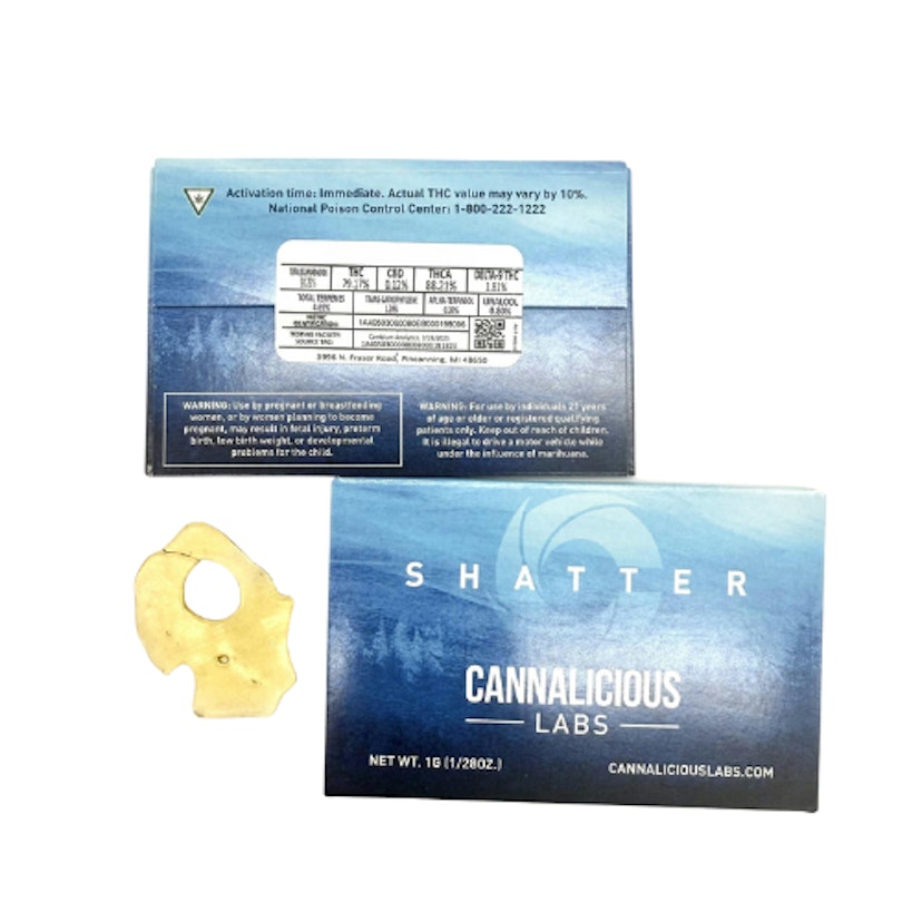 Cannalicious Labs - Moonbeam 1g Shatter