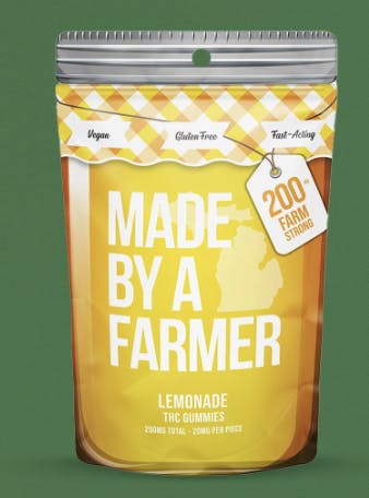 Product: Made by a Farmer | Fast Acting Gummies - 200mg - Lemonade