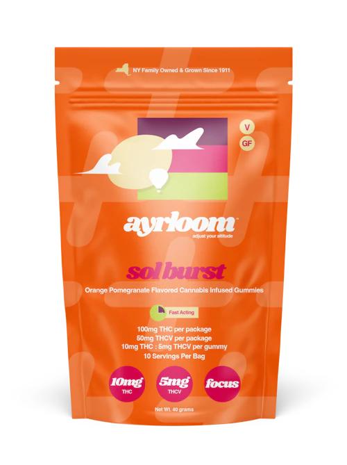 Ayrloom - 100mg Gummies 2:1 THC/THCV - Sol Burst