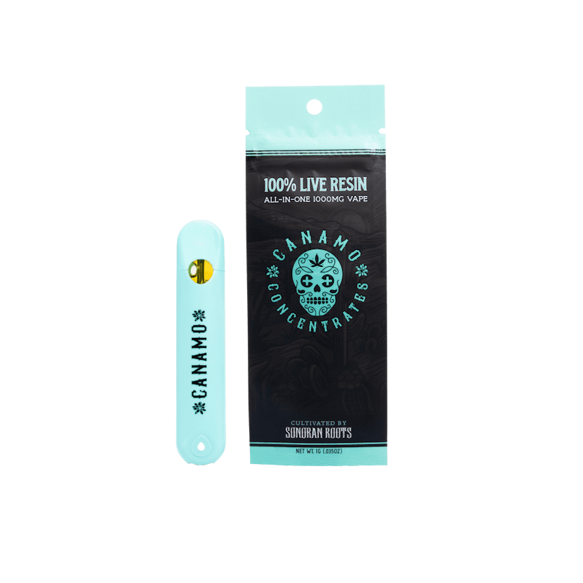 Canamo Concentrates All-In-One Live Resin Disposable : Sunset Cliffs