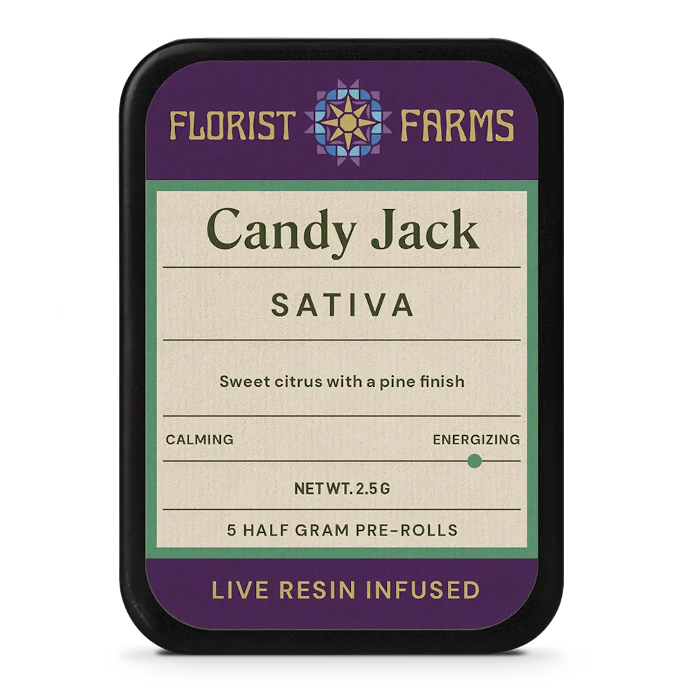 Product Florist Farms - Candy Jack - 5pk - Infused Prerolls