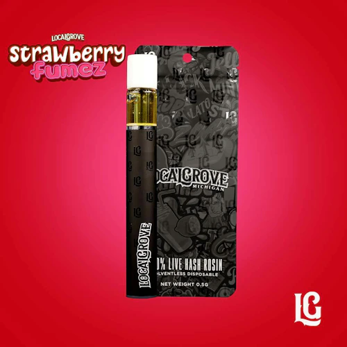 Local Grove - .5g Hash Rosin Disposable - Strawberry Fumez