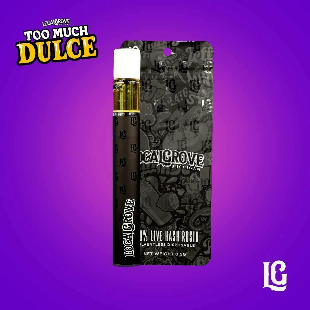 Local Grove | Live Rosin Disposable - 0.5g - Too Much Dulce
