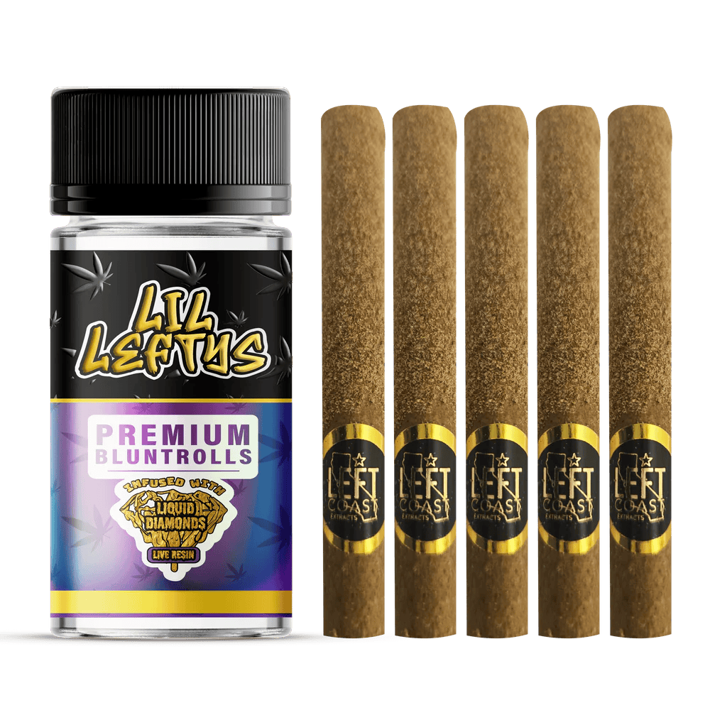 Product Left Coast - Monster Cookie - 6.5g - Lil Lefties Mini Blunts 5 Pack