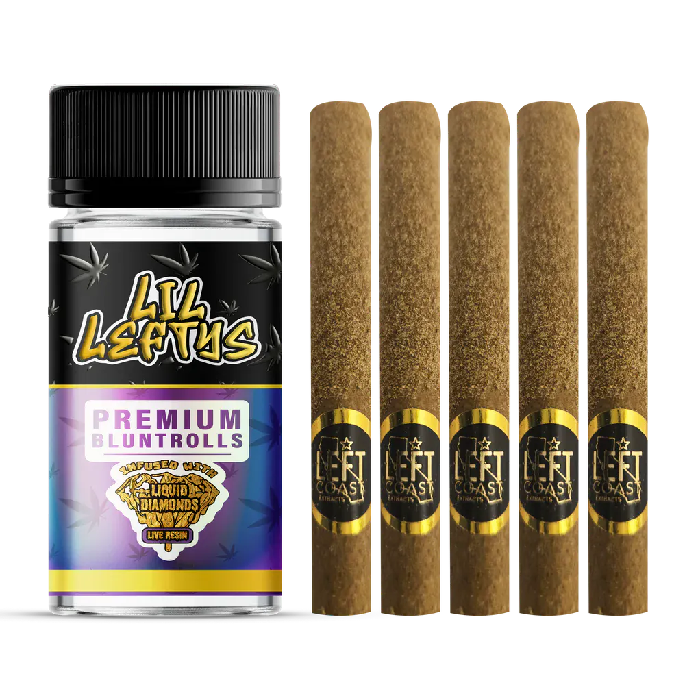 Product Left Coast - Monster Cookie - 6.5g - Lil Lefties Mini Blunts 5 Pack
