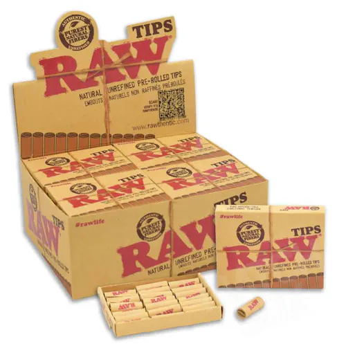 RAW – Pre-Roll Tips | 50 Tips/Pk-1