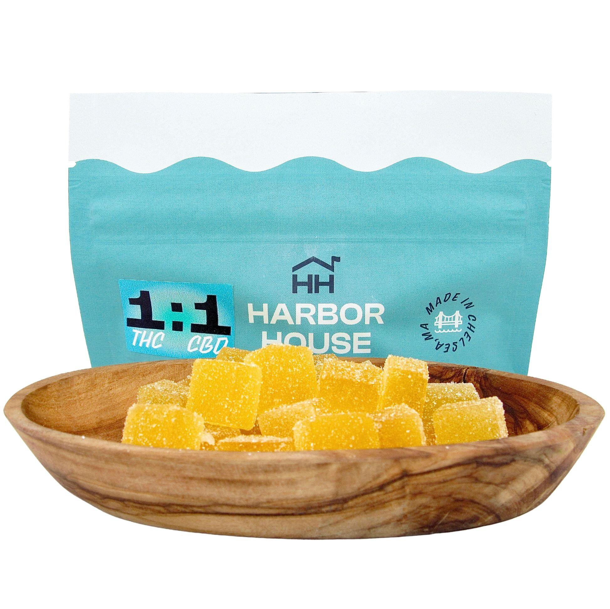 Product Tropical Sunrise CBD Rosin Gummies | Edibles | 1:1 THC:CBD 200mg