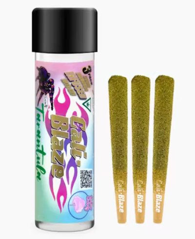 Cali-Blaze - 3-Pack 1g Tarantulas - Cotton Candy - PRE_ROLLS by Cali-Blaze at King of Budz