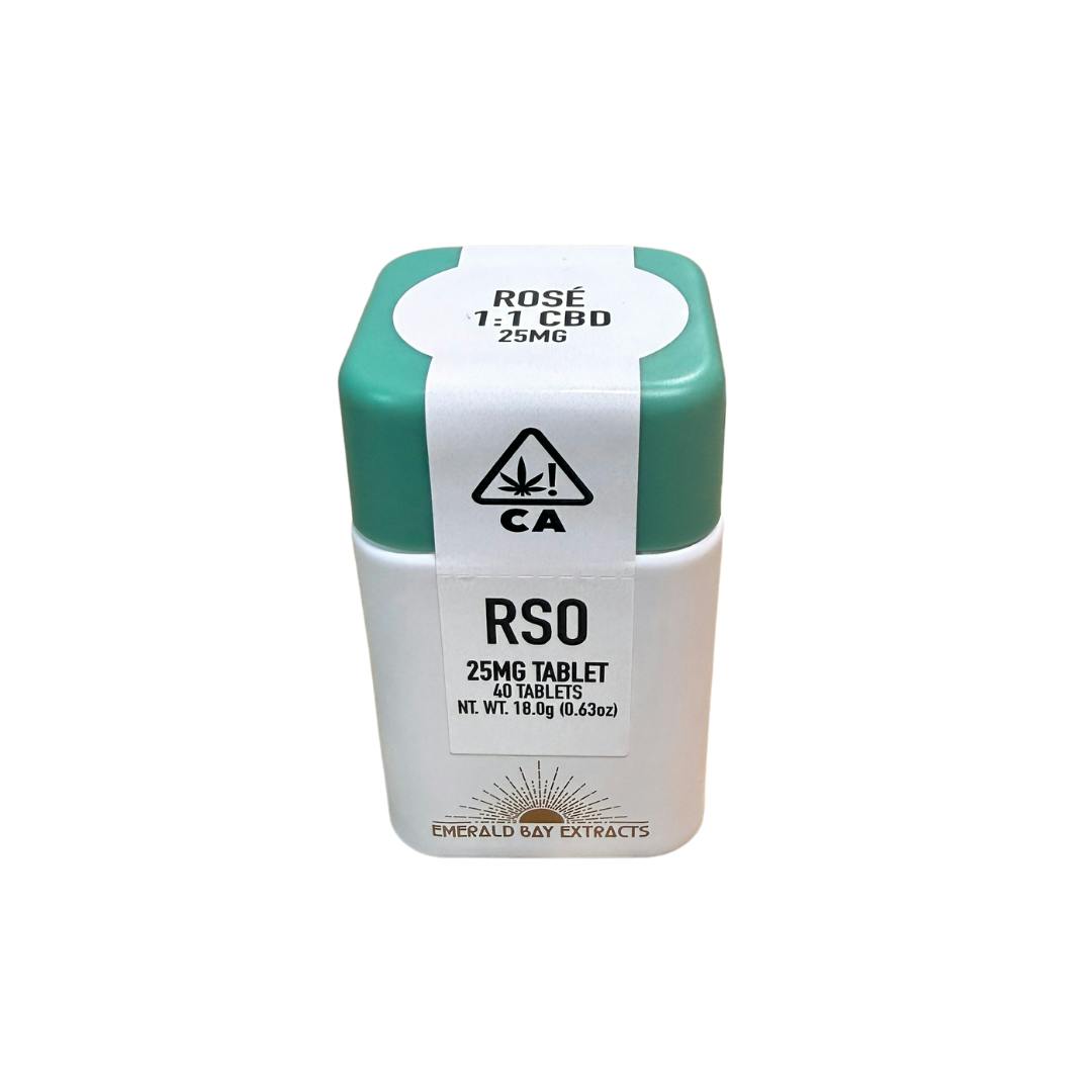 SUNDAY ROSE 1:1 RSO CAPSULES  (40CT/ 25MG)
