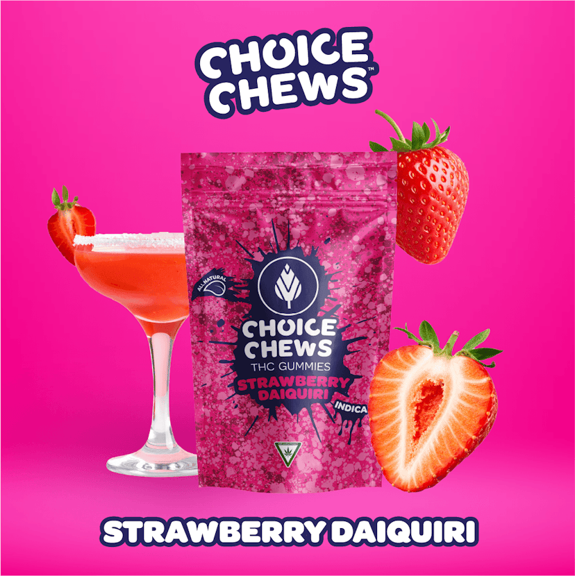 Choice Chews | 200mg Gummies | Strawberry Daiquiri