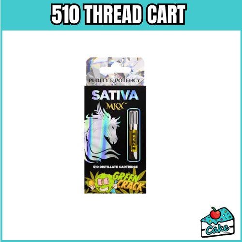 MKX 1 Gram 510 Thread Carts - Green Crack (Sativa)