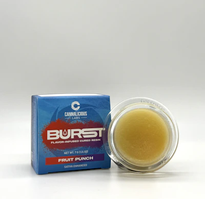 Cannalicious - 7g Cured Resin Baller Jar - Fruit Punch Burst