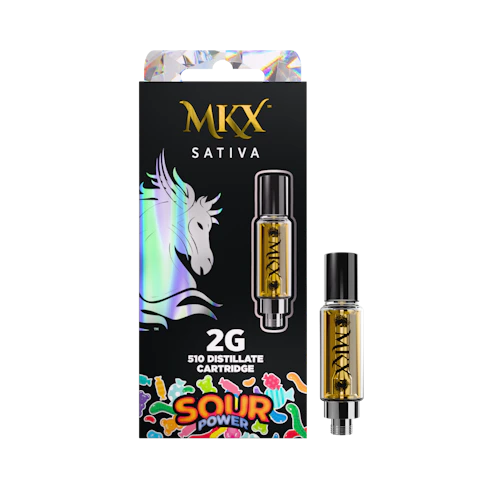 MKX 2 Gram 510 Thread Carts - Sour Power 2g 510 Thread - Sativa