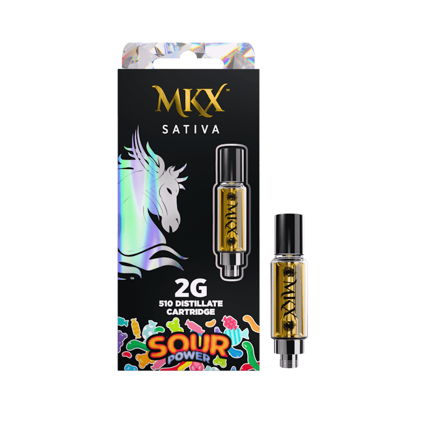 MKX 2 Gram 510 Thread Carts - Sour Power 2g 510 Thread - Sativa