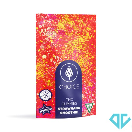 Choice Strawnana Smoothie Gummies 200mg (REC)