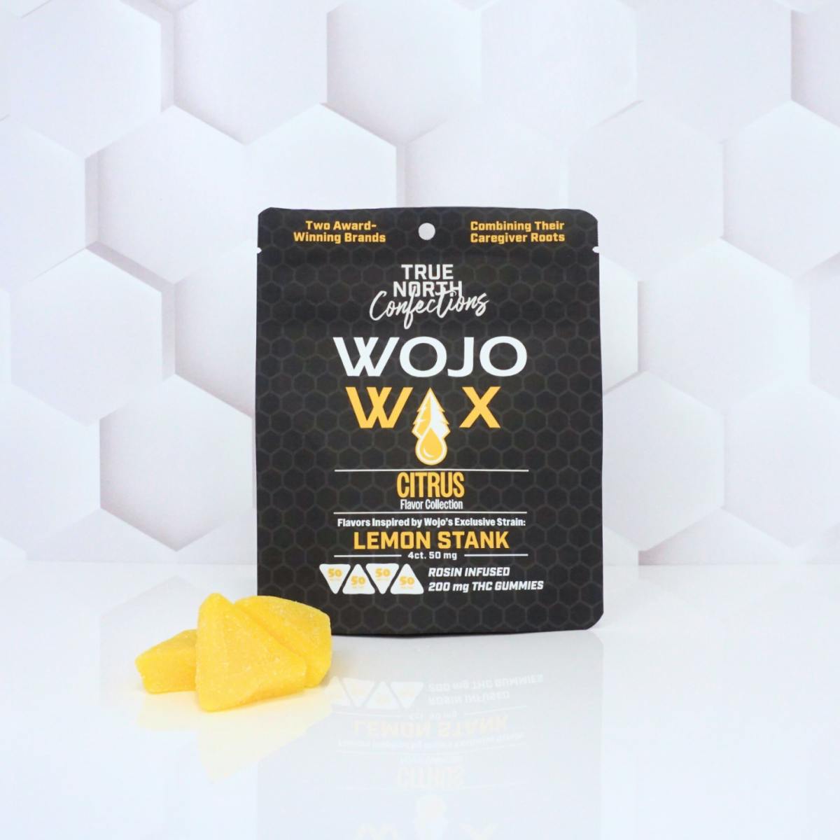 WOJO X True North  - 200mg Rosin Gummies - Lemon Stank