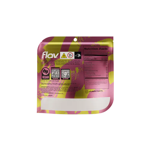 FLAV | Pink Lemonade Standard Dose  | Live Resin Sour Belts | 10mg-3