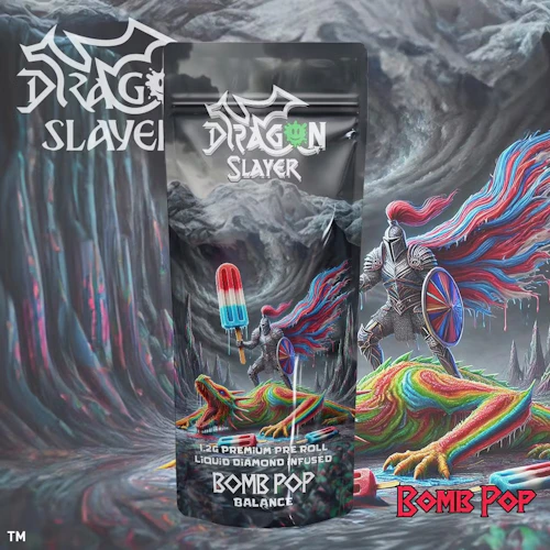 Dragon Slayer - 1.2g Infused Preroll - Bomb Pop