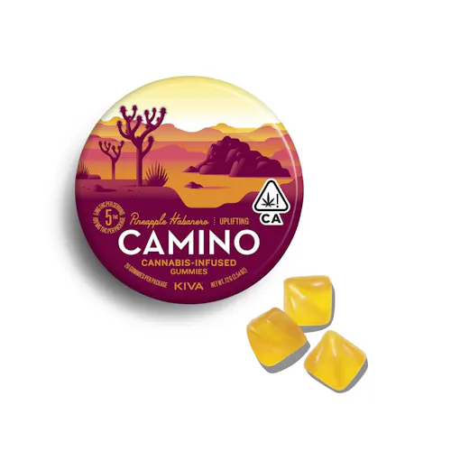 Camino Uplifting Pineapple Habanero Gummies [20pk]-1