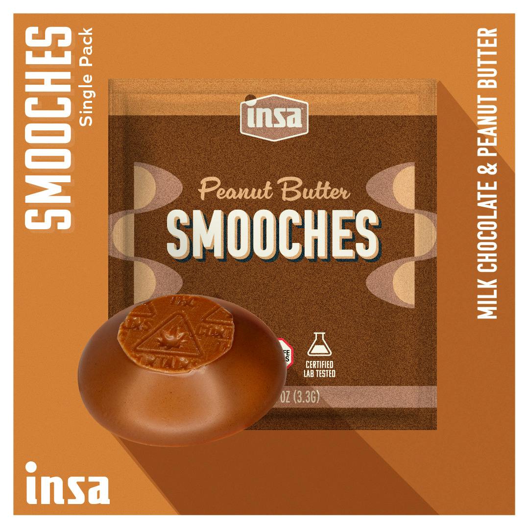 Insa - Chocolate Smooches 5mg - Peanut Butter (singles)