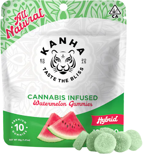 Watermelon Gummies 10-pack-active