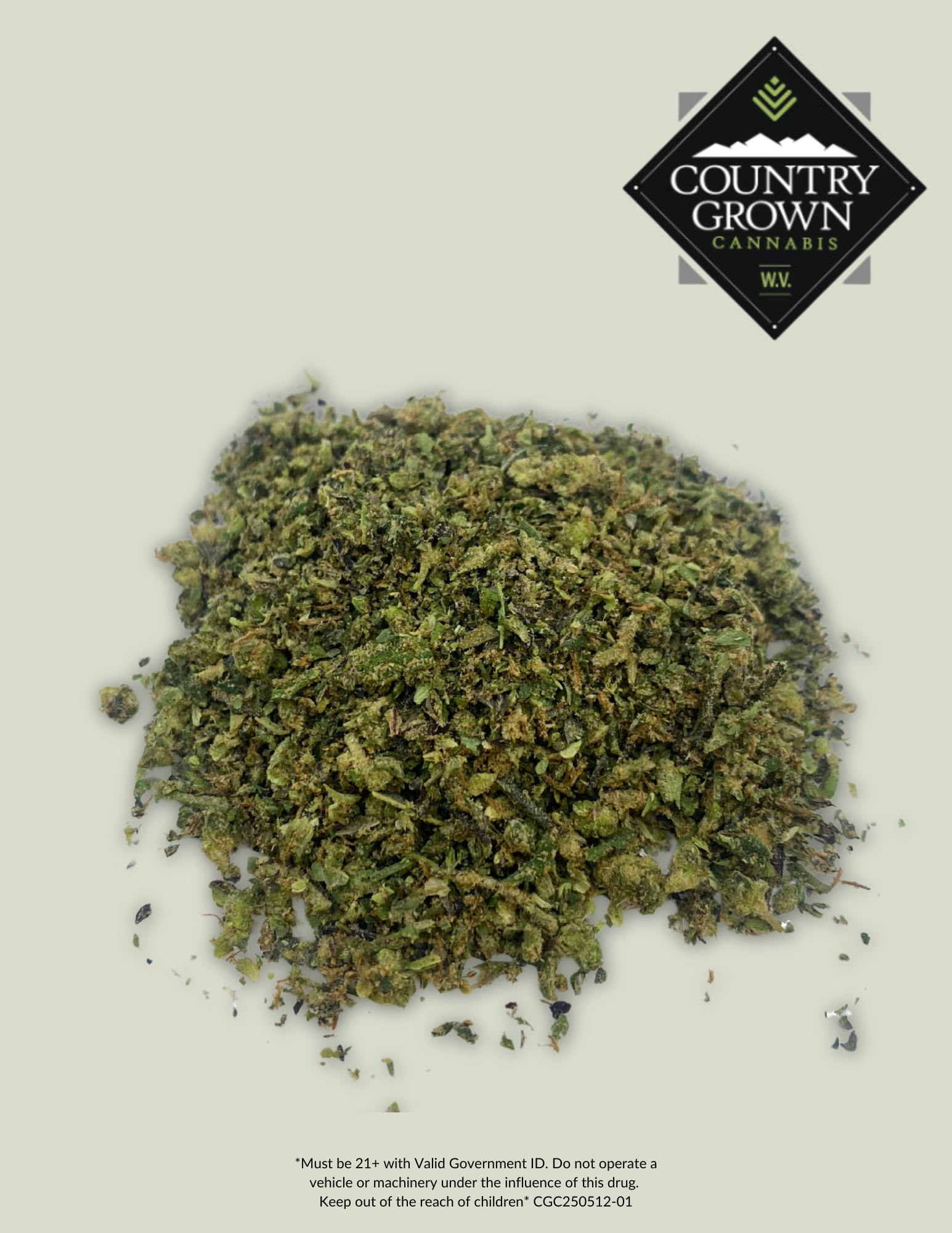 THC-D9 (Delta 9–tetrahydrocannabinol) - Country Grown Cannabis