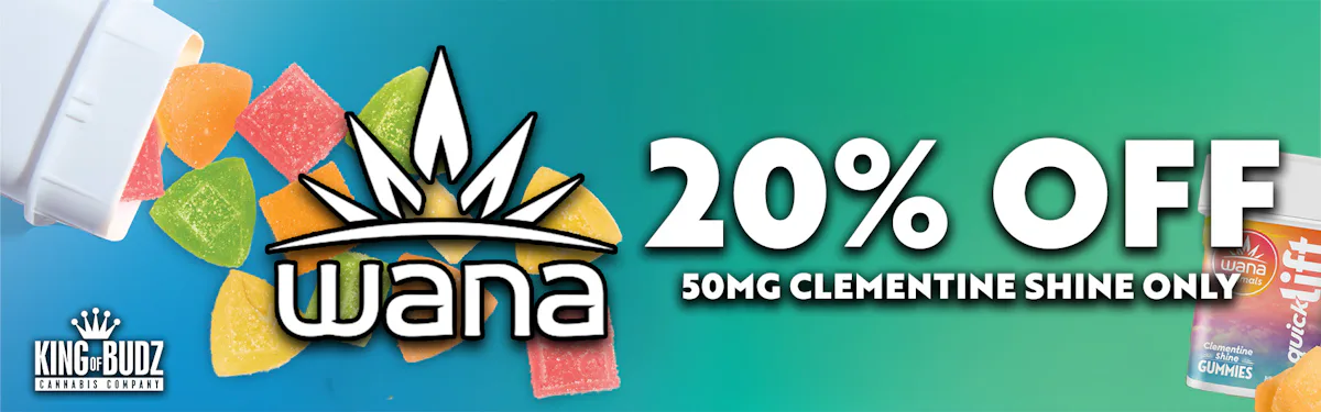 WANA 20 Percent OFF- ONLY CLEMENTINE SHINE (7/20-8/2)