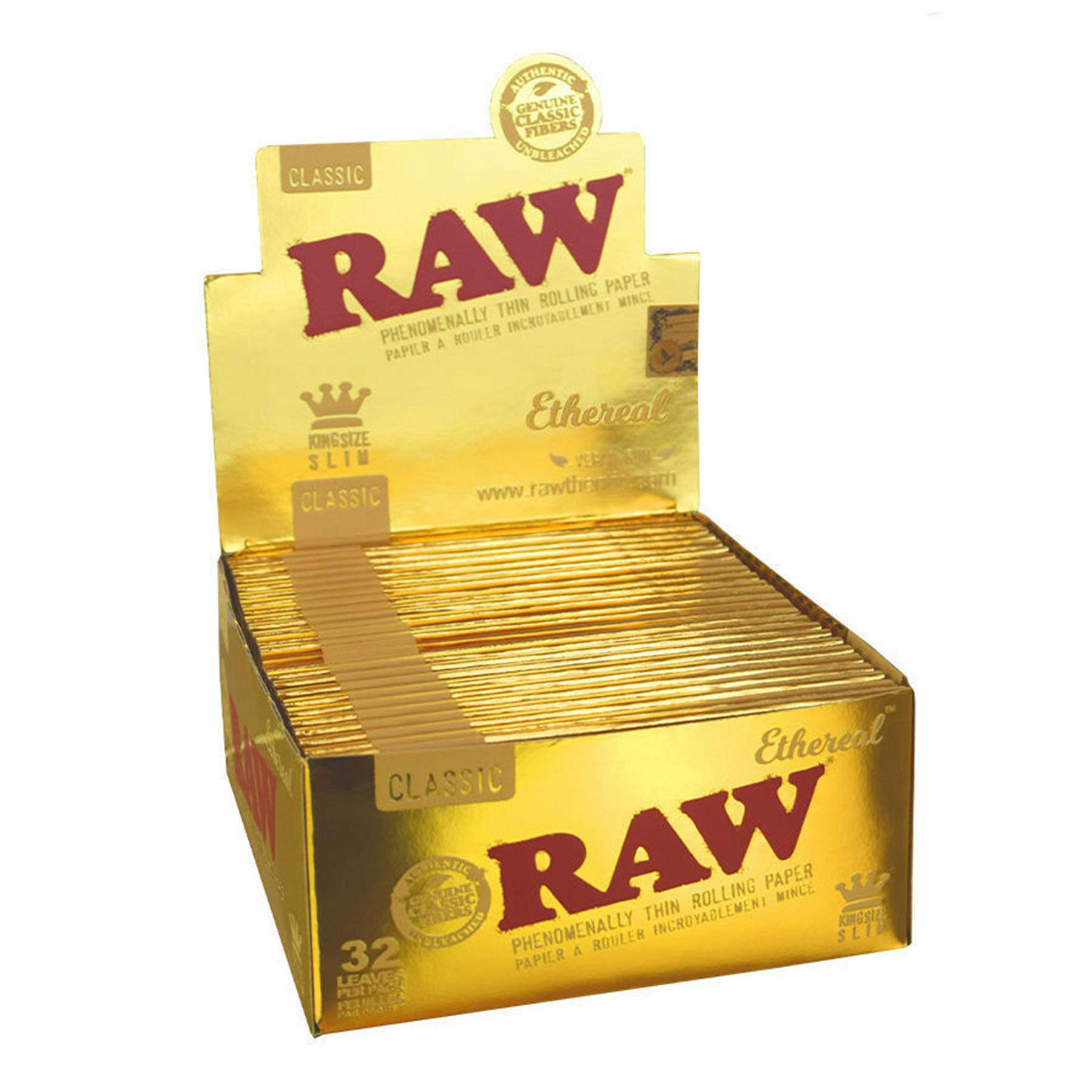 Raw |Classic King Size Ethereal Phenomenally Thin Rolling Papers