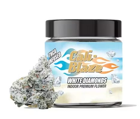 Product Cali-Blaze | Blue Coconut | White Diamond Infused Flower