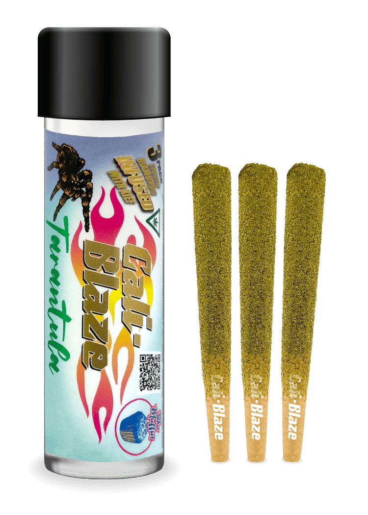 Product Blue Muffin Tarantula Infused | Pre Rolls | 1g 3pk
