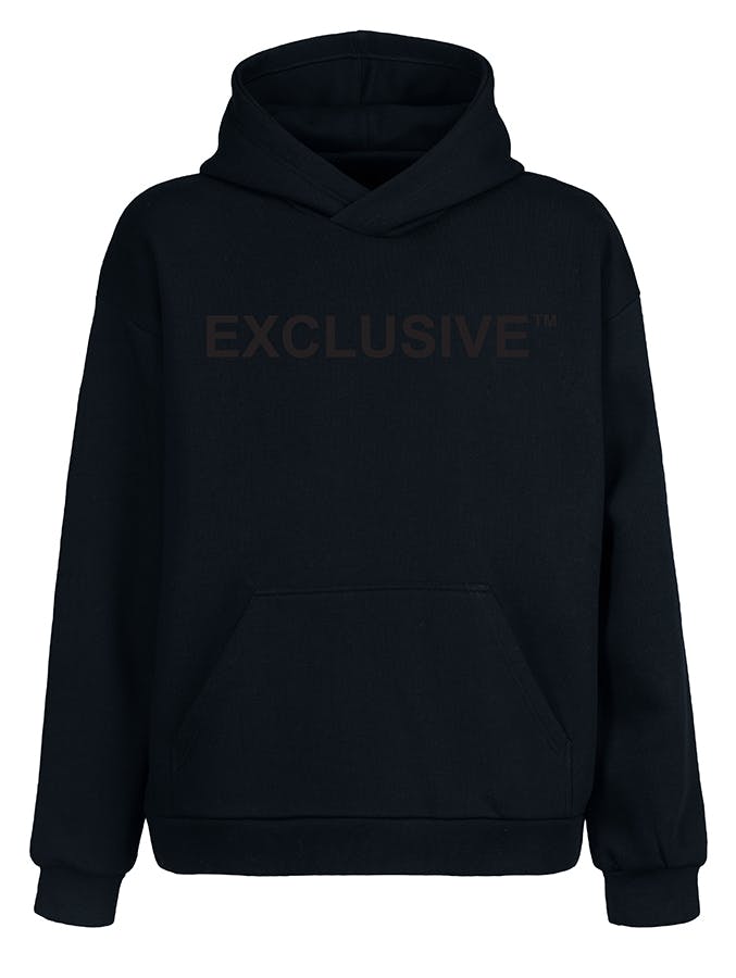 Exclusive Black Logo Hoodie - 2XL - Exclusive Cannabis Michigan