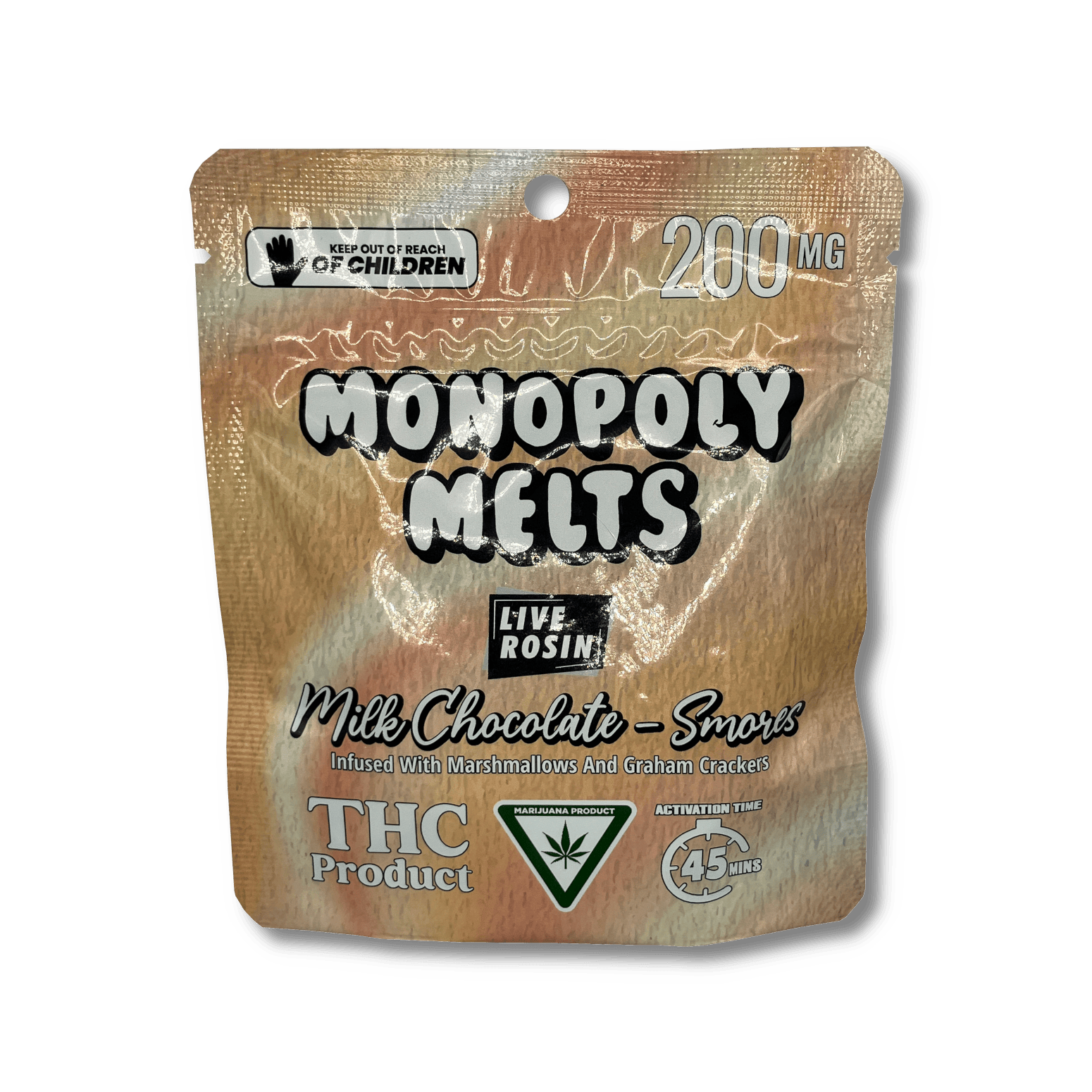 Product: Monopoly Melts | Live Rosin Gummies - 200mg - S'mores