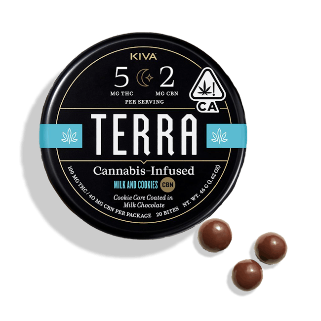 Product: Terra Bites | Milk And Cookies 100mg CBN 5:2