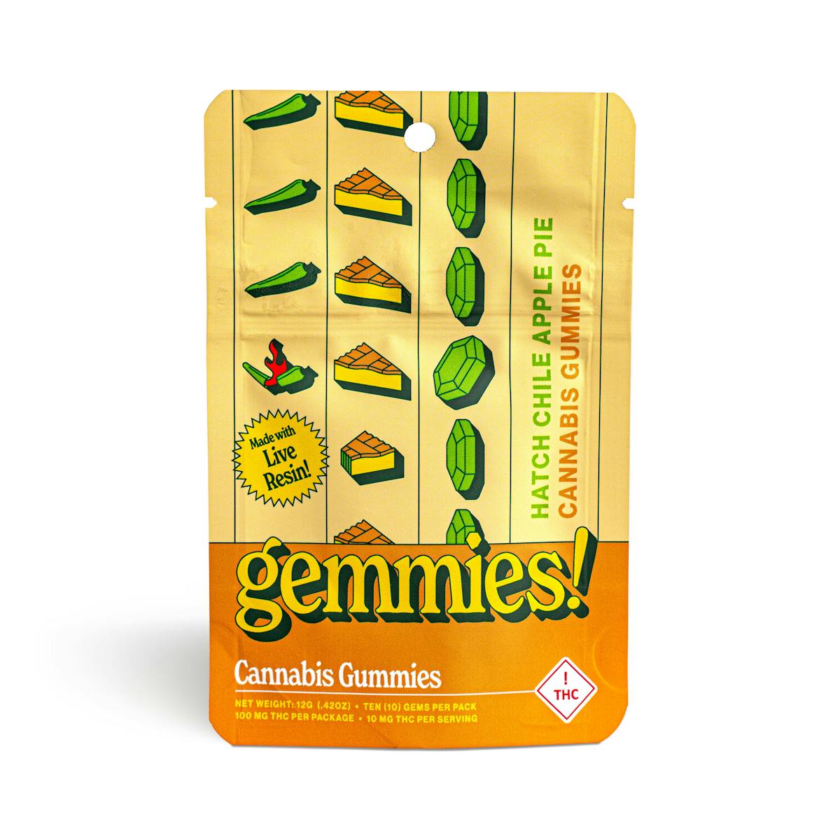 Photo of Hatch Green Chile Apple Pie Gemmies – 100mg