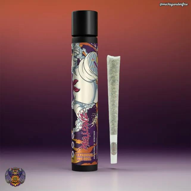 Michigander Fire - 1g Preroll - Mellowz