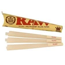 RAW: Classic King Size Cones - 3pk